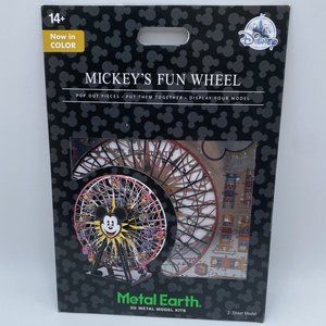 Disney Parks Mickey's Fun Wheel Metal Earth 3D Metal Model Kit With Color